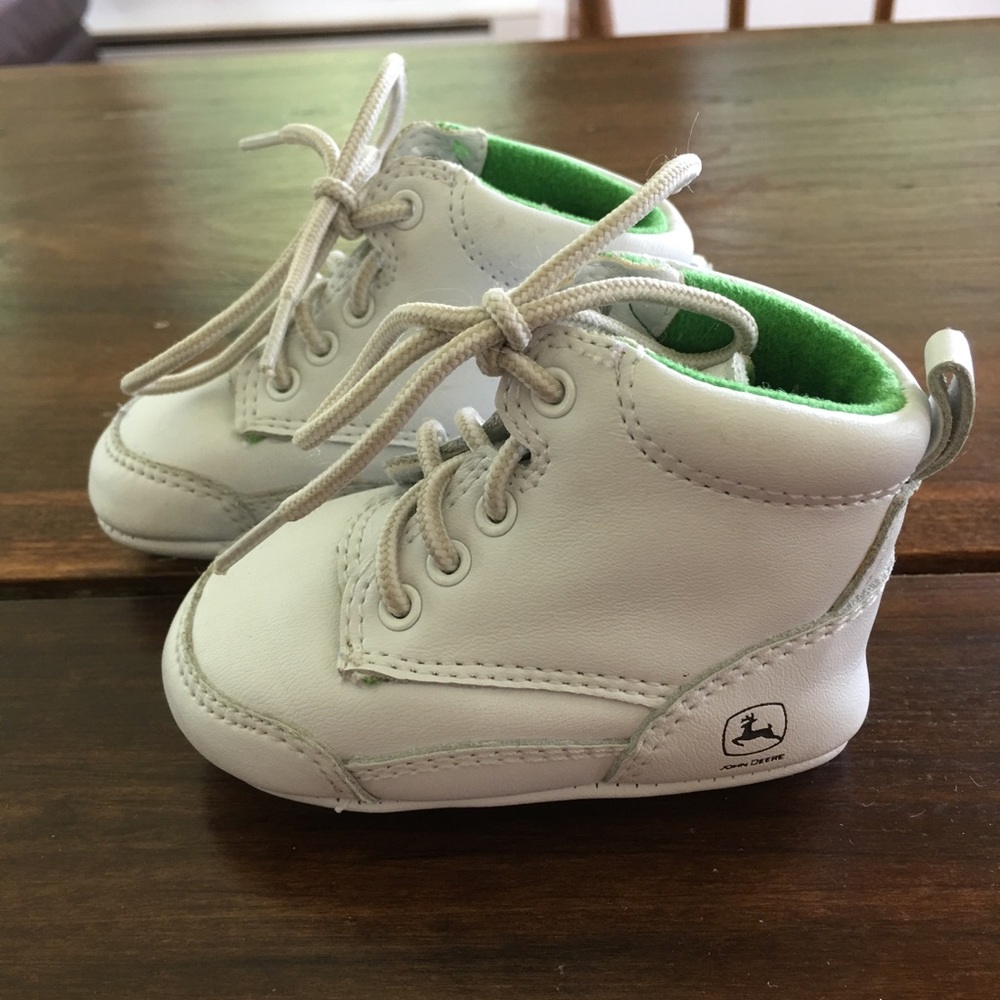 Infant Johnny Popper John Deere crib shoes